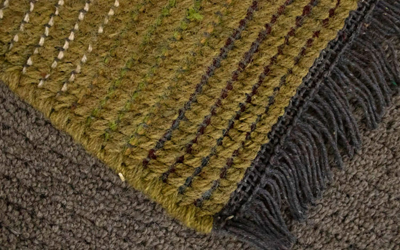 Alfombra de Nepal - 140 x 70 cm - gris