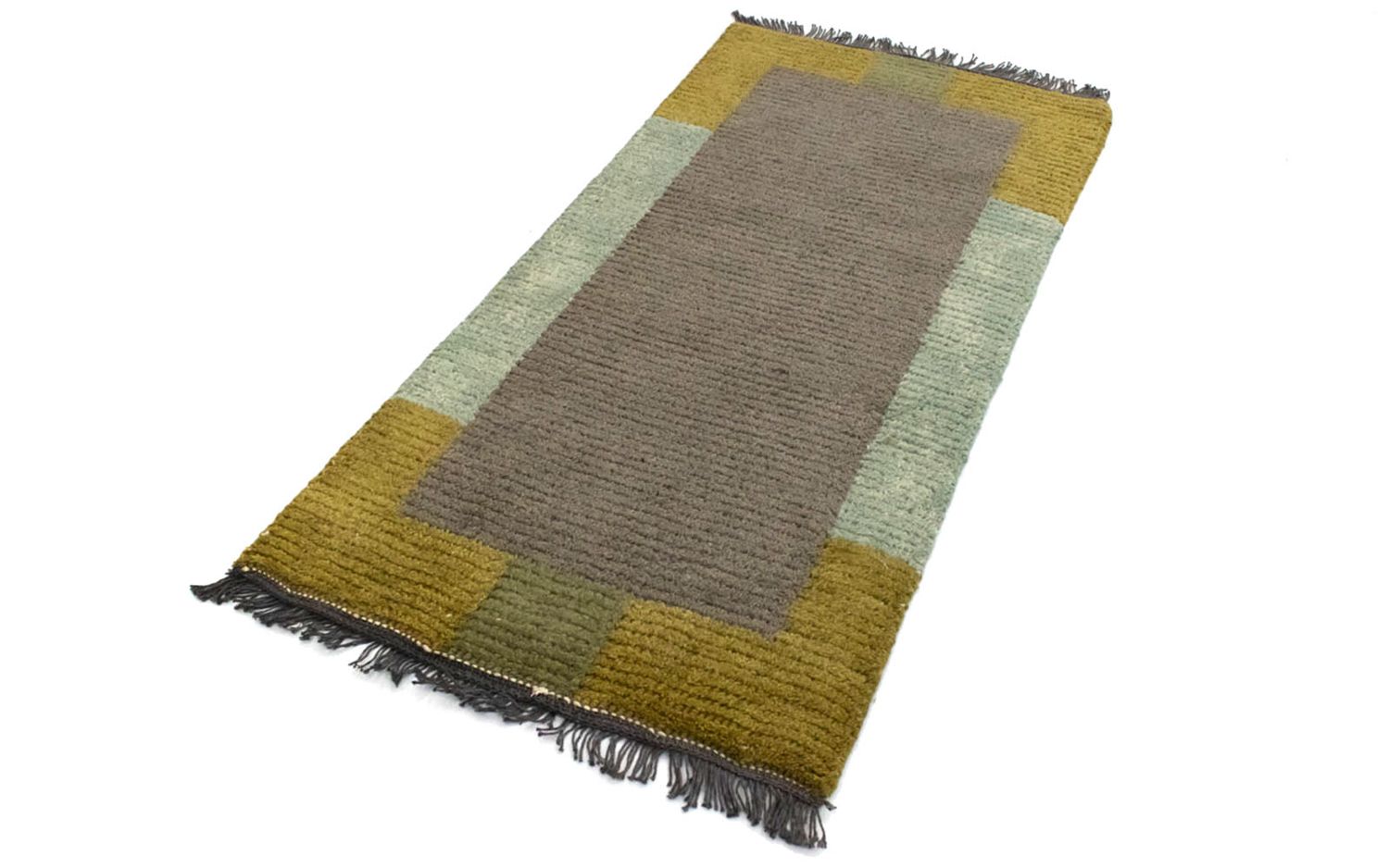 Alfombra de Nepal - 140 x 70 cm - gris