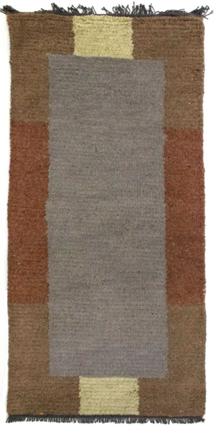 Alfombra de Nepal - 140 x 70 cm - gris