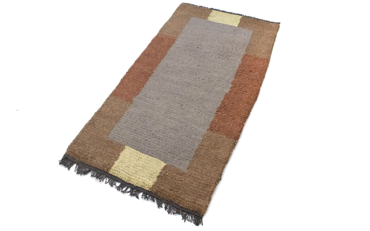 Alfombra de Nepal - 140 x 70 cm - gris