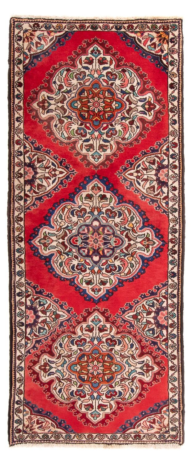 Alfombra de pasillo Alfombra persa - Nómada - 196 x 73 cm - rojo oscuro
