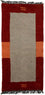 Alfombra de Nepal - 140 x 70 cm - gris