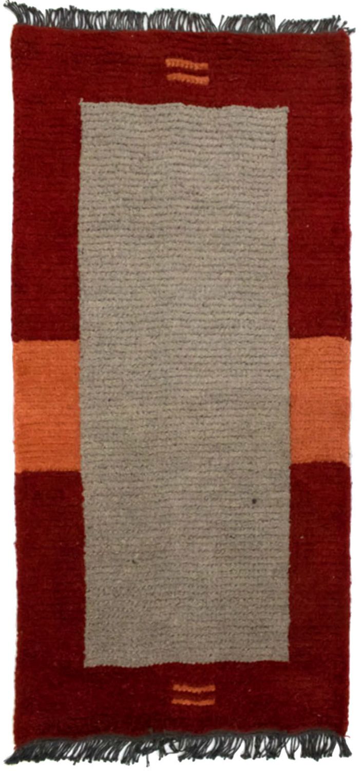 Alfombra de Nepal - 140 x 70 cm - gris
