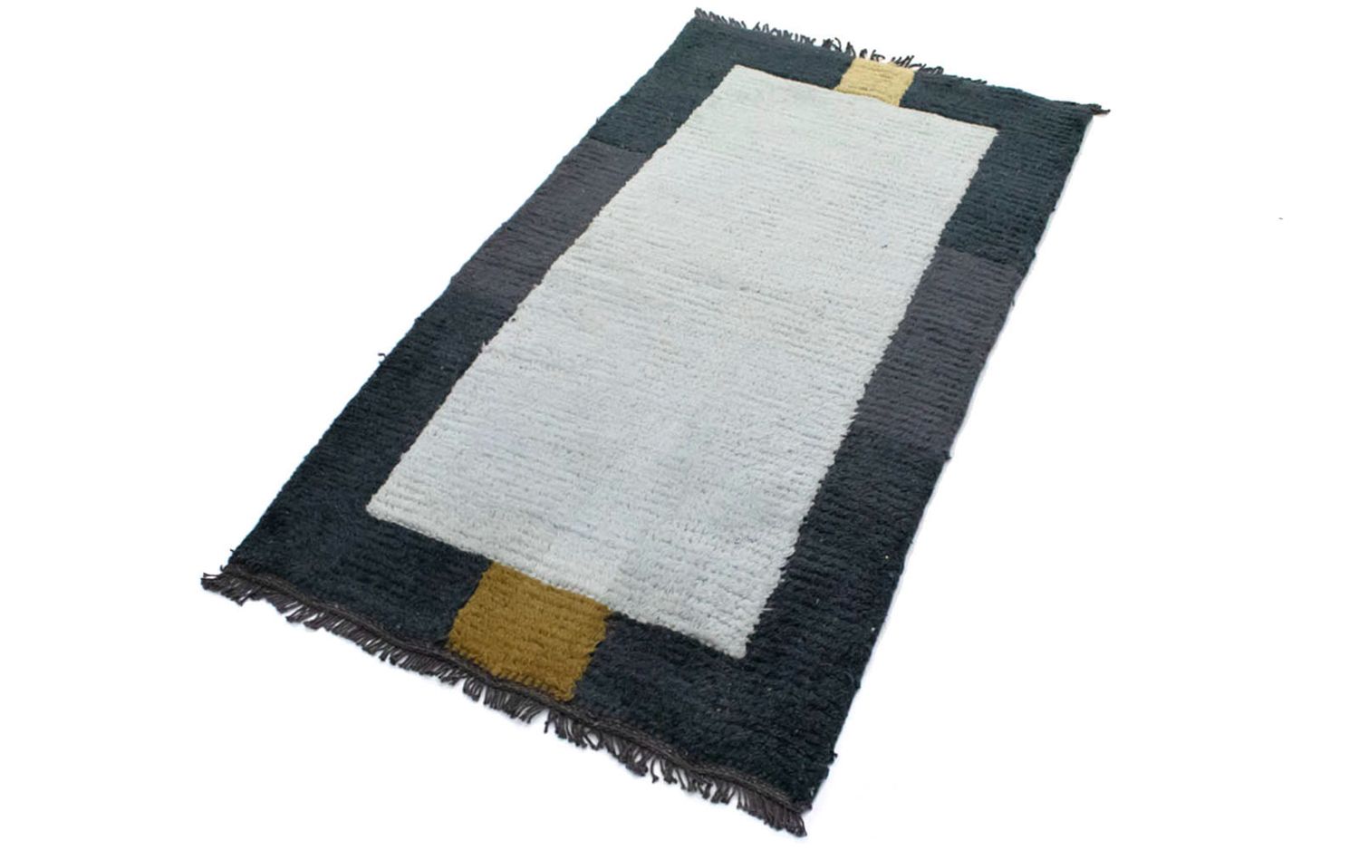 Alfombra de Nepal - 140 x 70 cm - azul claro