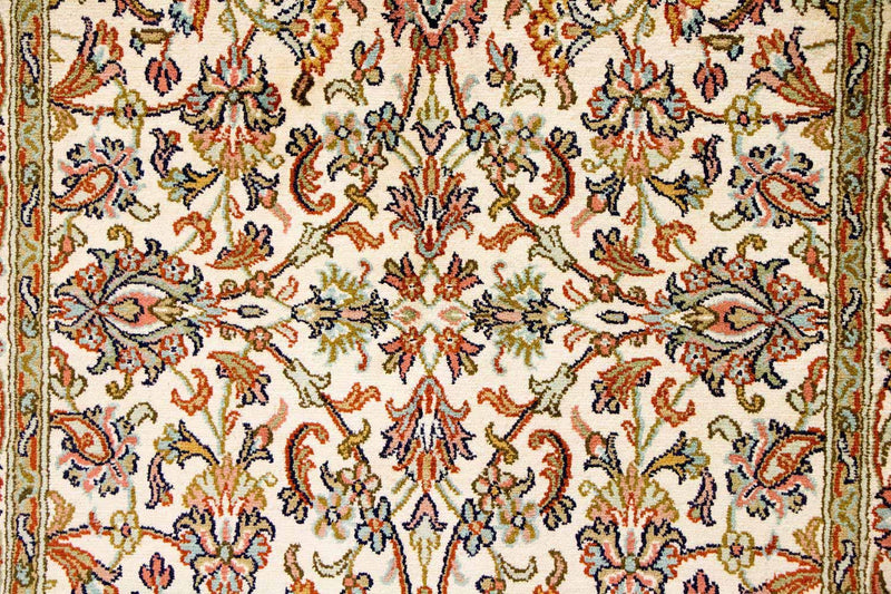 Alfombra de seda - Seda de Cachemira - 127 x 74 cm - beige