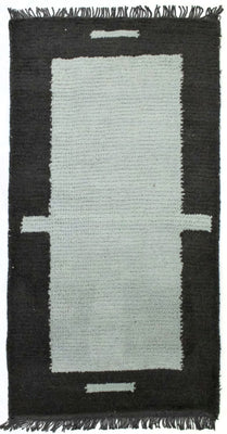 Alfombra de Nepal - 140 x 70 cm - azul