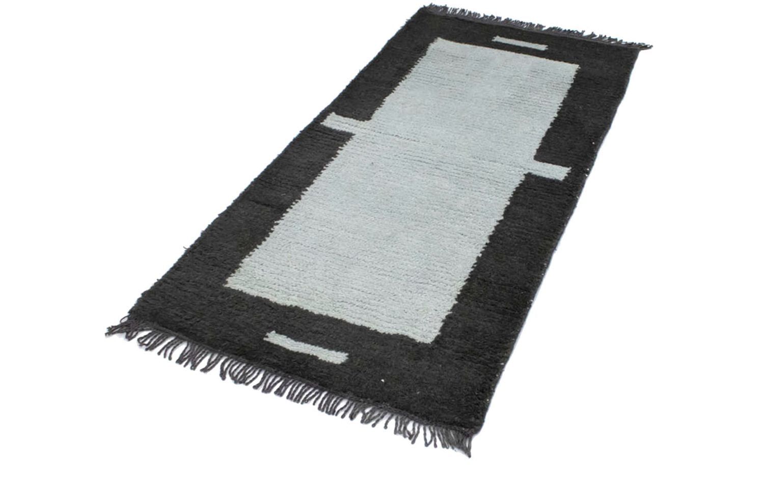Alfombra de Nepal - 140 x 70 cm - azul