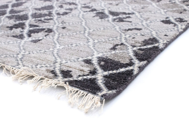 Alfombra de diseño - 271 x 181 cm - plata
