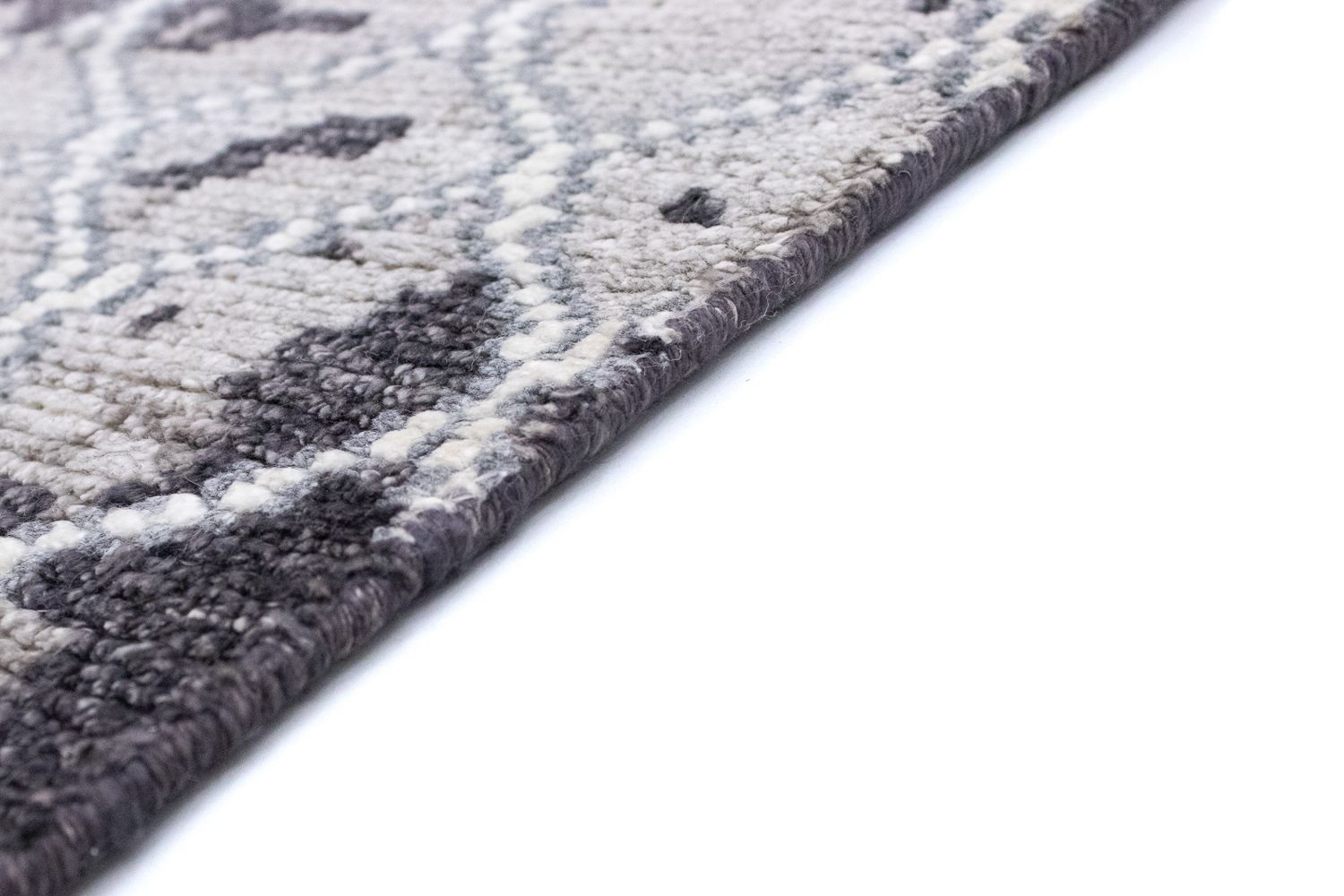 Alfombra de diseño - 271 x 181 cm - plata