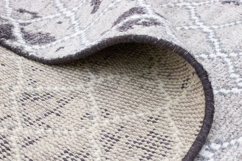 Alfombra de diseño - 271 x 181 cm - plata