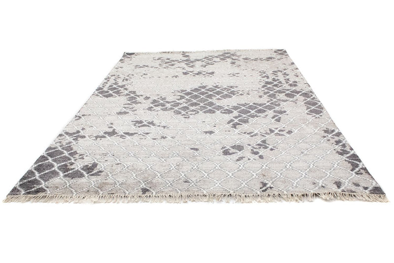 Alfombra de diseño - 271 x 181 cm - plata