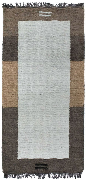 Alfombra de Nepal - 140 x 70 cm - beige