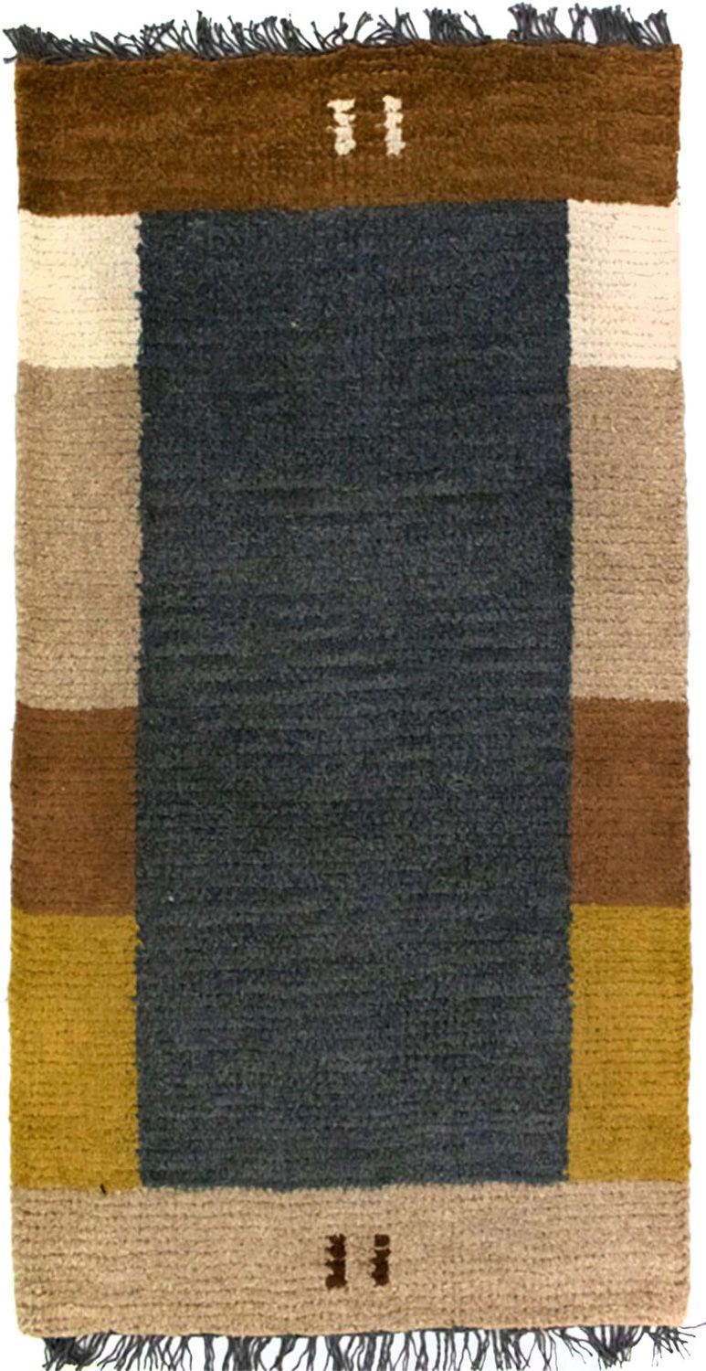Alfombra de Nepal - 140 x 70 cm - gris