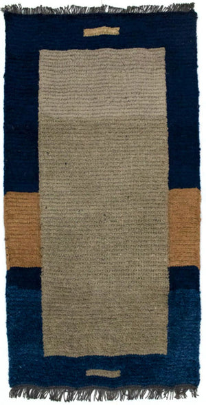 Alfombra de Nepal - 140 x 70 cm - marrón