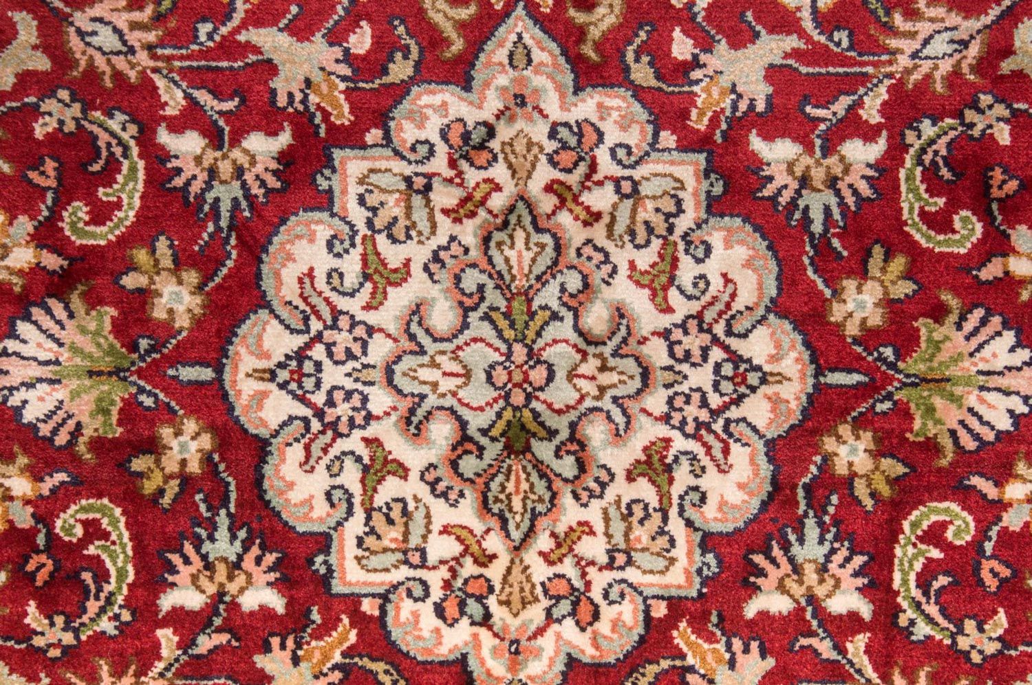 Alfombra de seda - Seda de Cachemira - 120 x 80 cm - rojo
