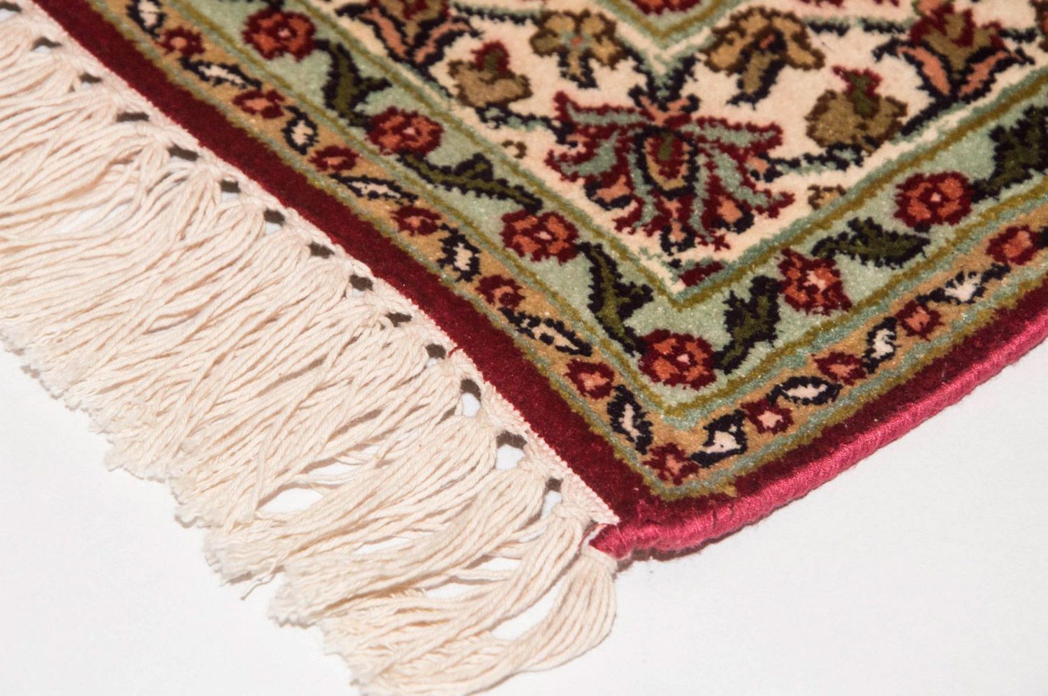 Alfombra de seda - Seda de Cachemira - 120 x 80 cm - rojo