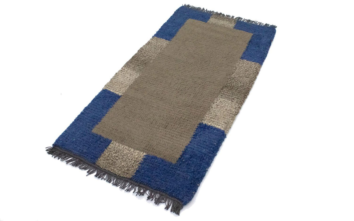 Alfombra de Nepal - 140 x 70 cm - gris