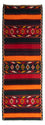 Alfombra de pasillo Alfombra Kelim - Antigua - 340 x 140 cm - multicolor