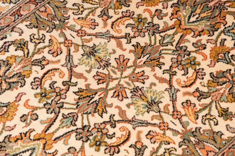 Alfombra de seda - Seda de Cachemira - 95 x 62 cm - beige