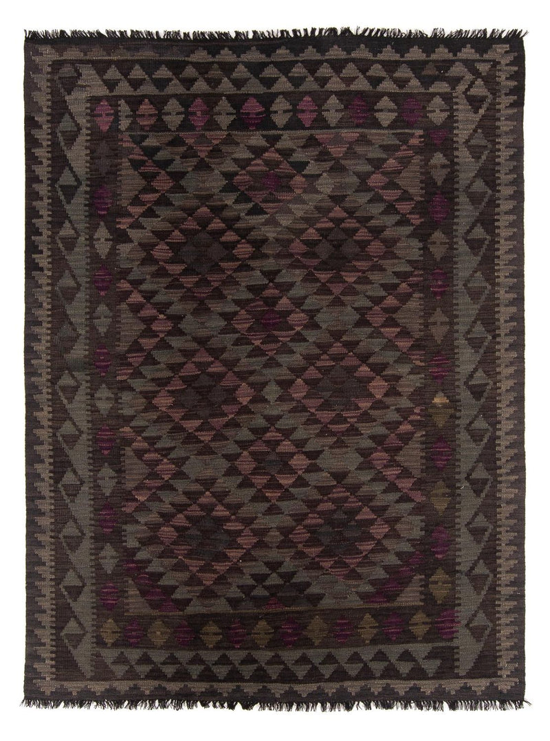 Alfombra Kelim - Splash - 197 x 151 cm - multicolor