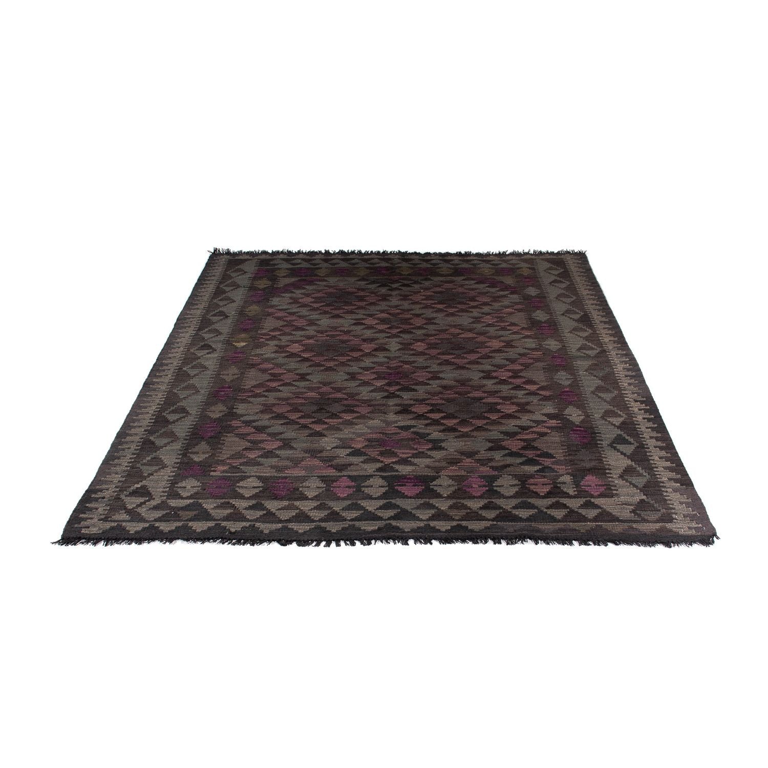 Alfombra Kelim - Splash - 197 x 151 cm - multicolor