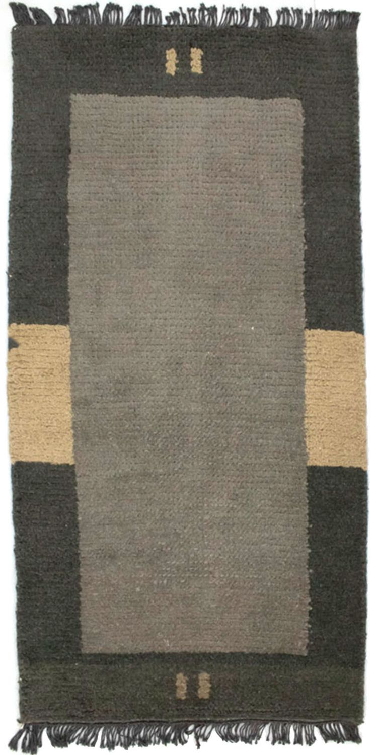 Alfombra de Nepal - 140 x 70 cm - gris