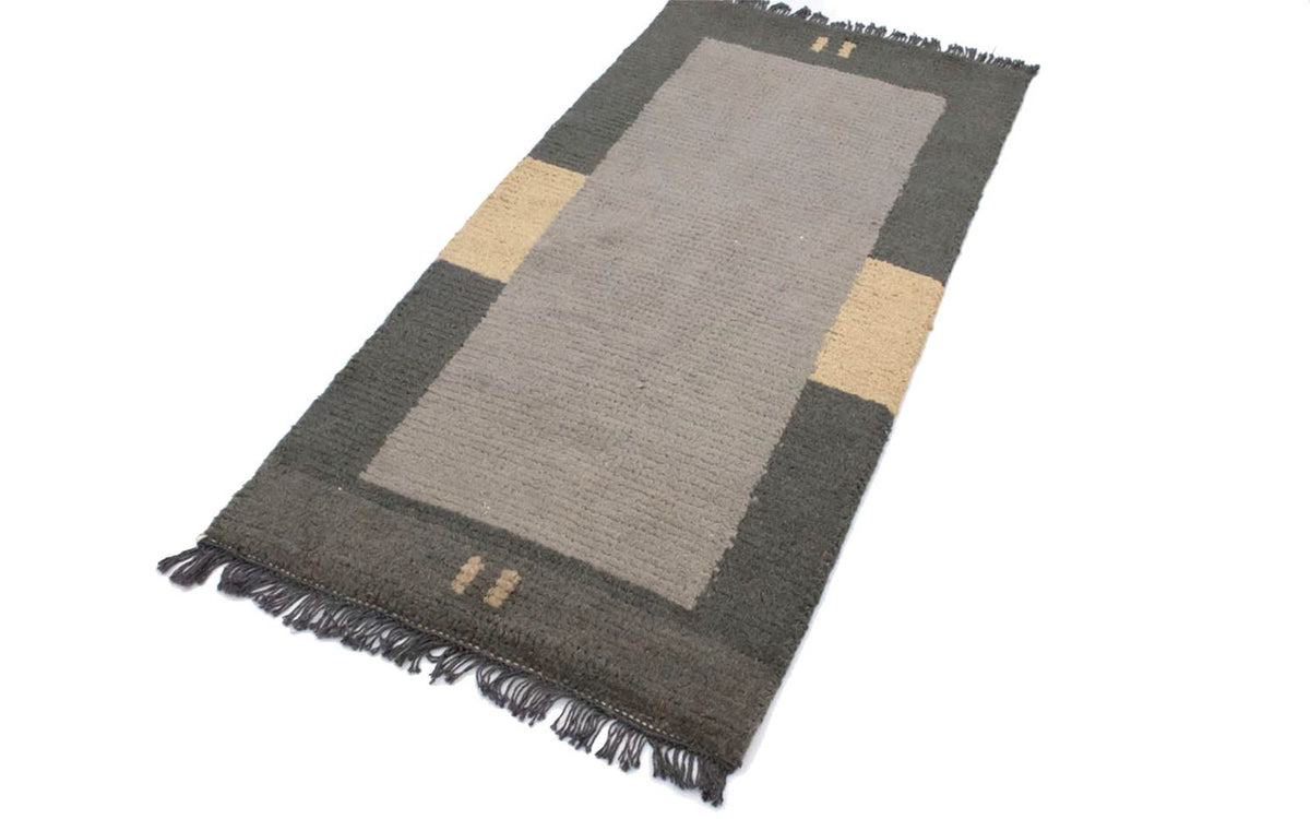 Alfombra de Nepal - 140 x 70 cm - gris