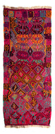Kilim antiguo Alfombra 310x137cm