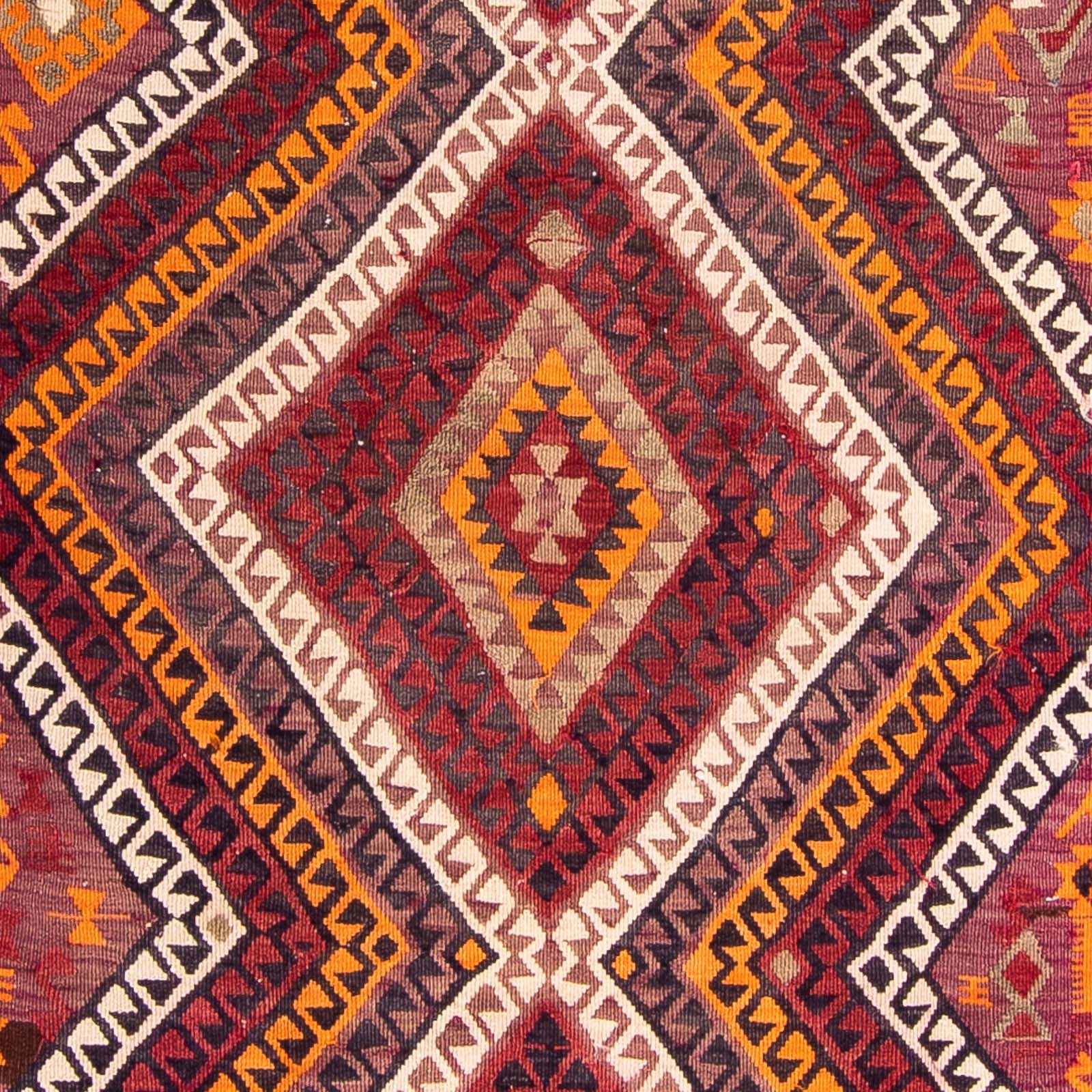 Alfombra de pasillo Alfombra Kelim - Antigua - 375 x 140 cm - multicolor