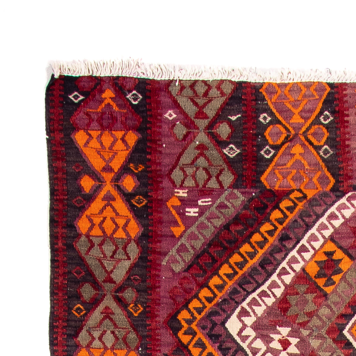 Kilim antiguo Alfombra 140x375cm