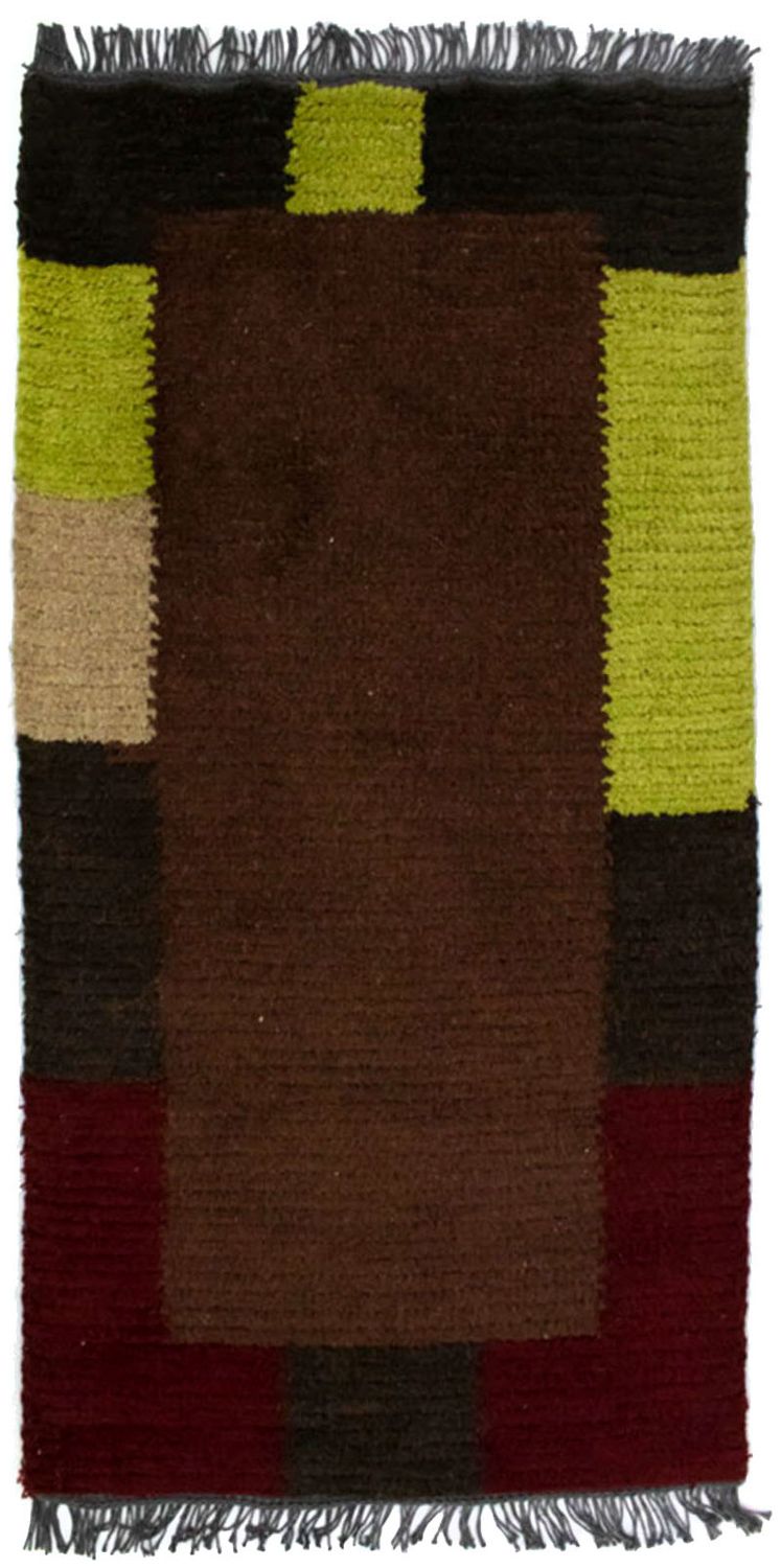 Alfombra de Nepal - 140 x 70 cm - marrón
