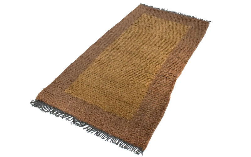 Alfombra de Nepal - 140 x 70 cm - marrón