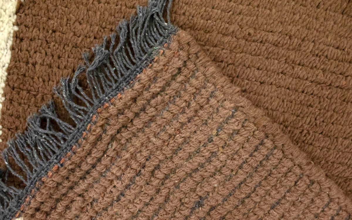 Alfombra de Nepal - 140 x 70 cm - marrón