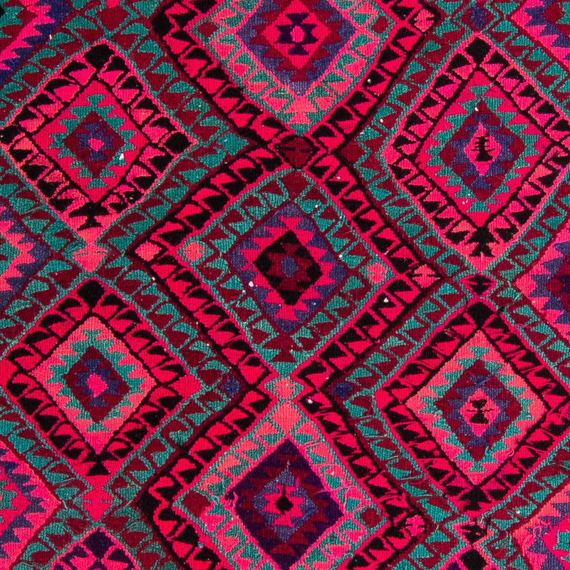 Alfombra de pasillo Alfombra Kelim - Antigua - 315 x 135 cm - multicolor