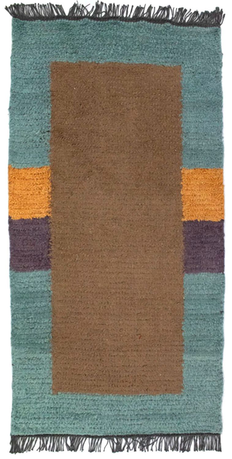 Alfombra de Nepal - 140 x 70 cm - marrón