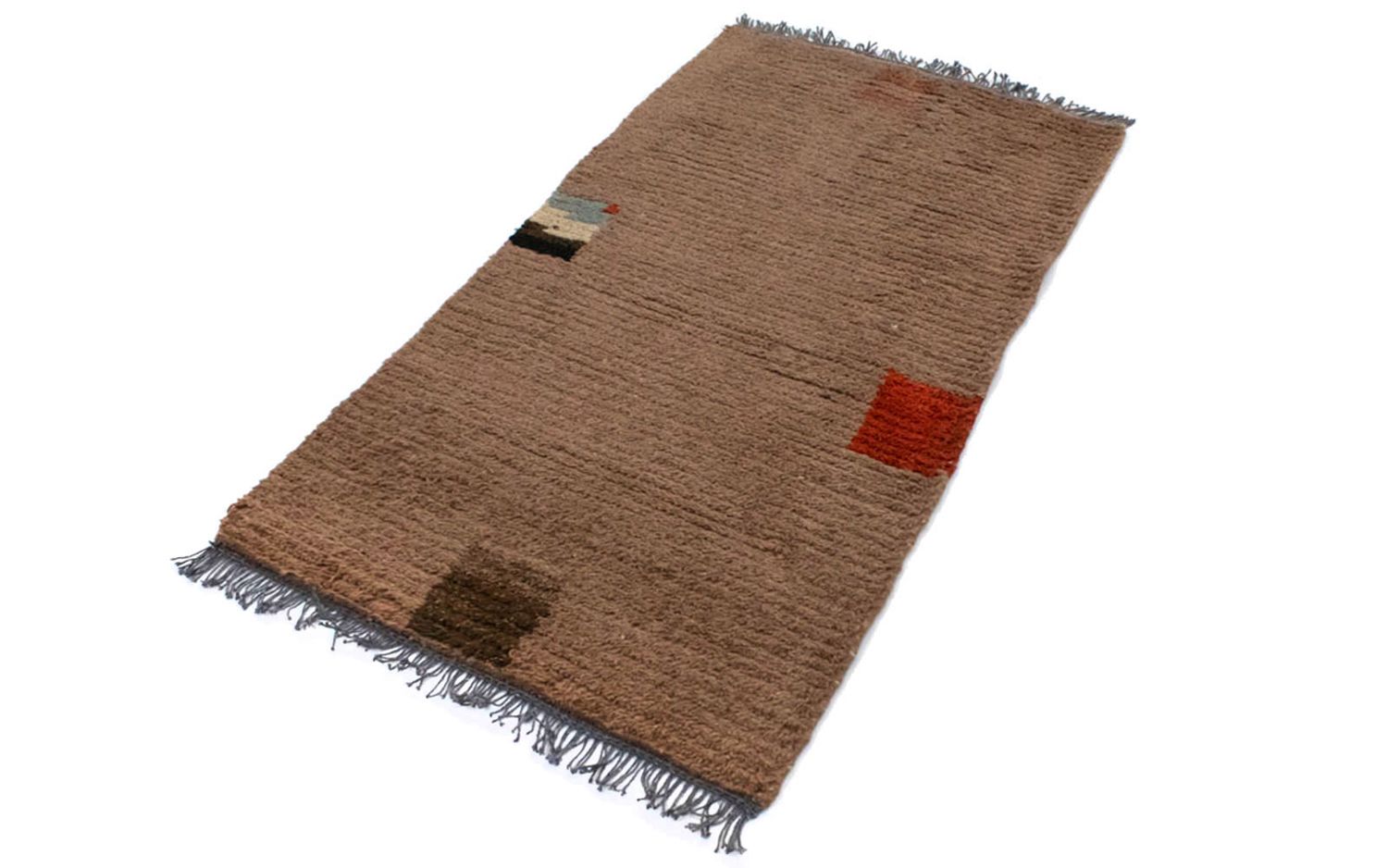 Alfombra de Nepal - 140 x 70 cm - marrón
