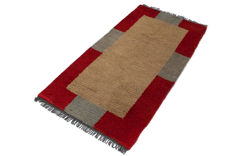 Alfombra de Nepal - 140 x 70 cm - marrón