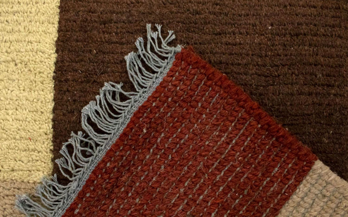 Alfombra de Nepal - 140 x 70 cm - marrón