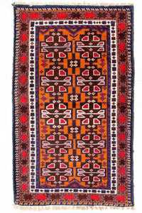 Alfombra Belutsch - 137 x 79 cm - multicolor