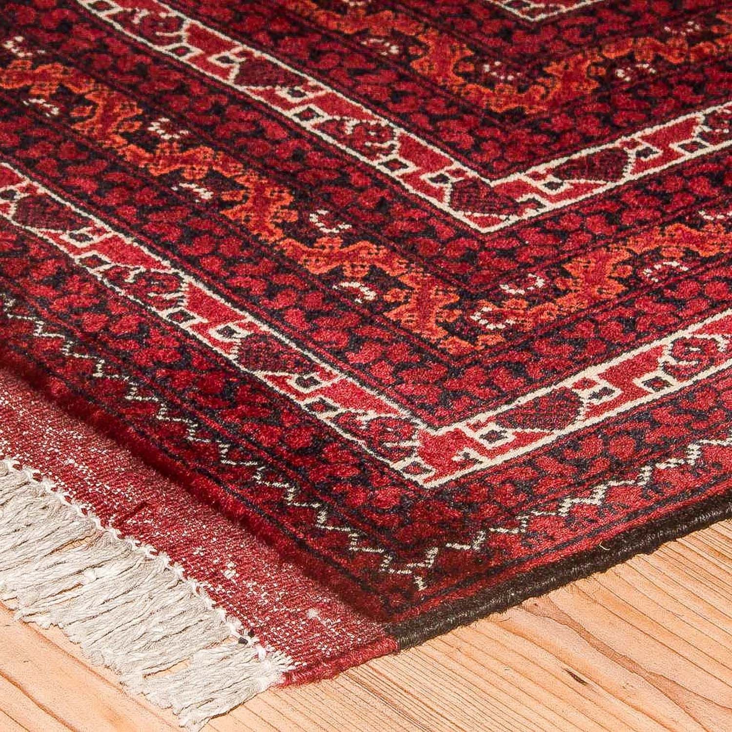 Alfombra afgana - Bukhara - 293 x 201 cm - rojo