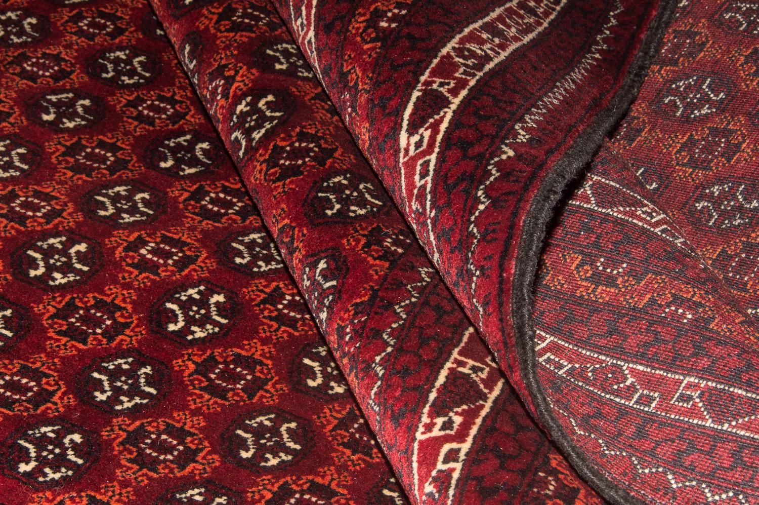 Alfombra afgana - Bukhara - 293 x 201 cm - rojo