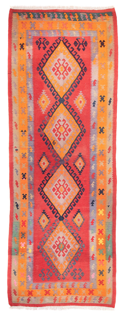 Kilim antiguo Alfombra 150x410cm