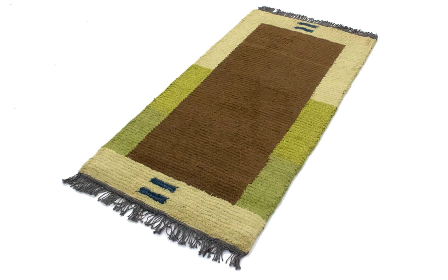 Alfombra de Nepal - 140 x 70 cm - marrón