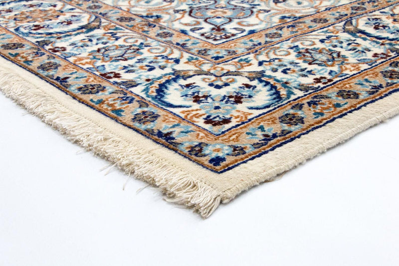 Alfombra persa - Nain - 305 x 196 cm - azul