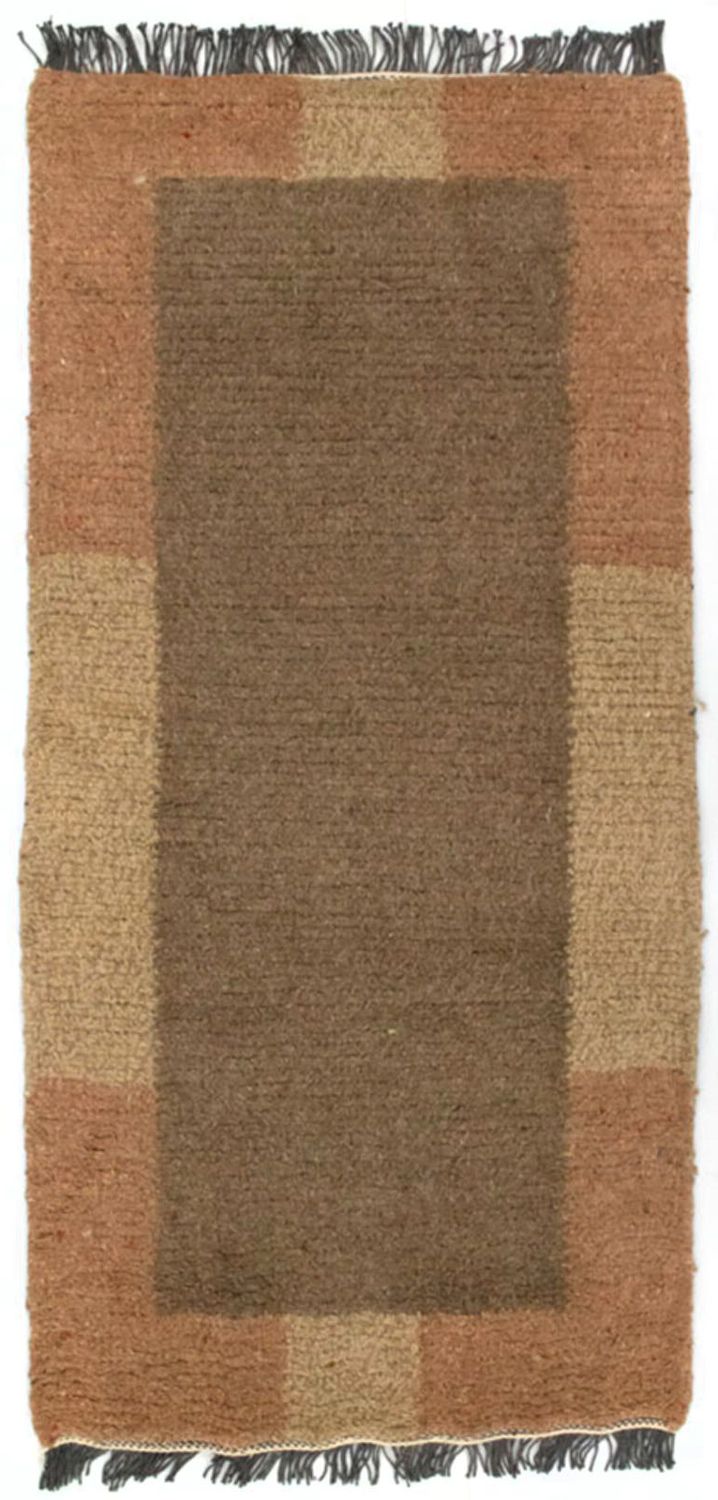Alfombra de Nepal - 140 x 70 cm - marrón