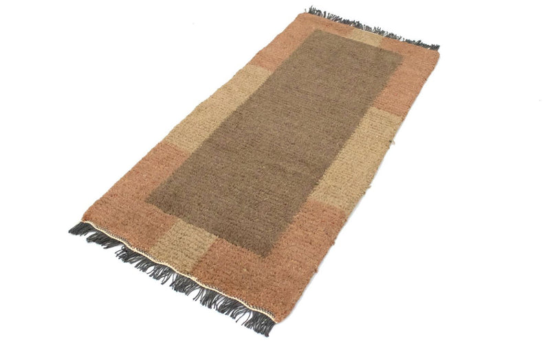 Alfombra de Nepal - 140 x 70 cm - marrón