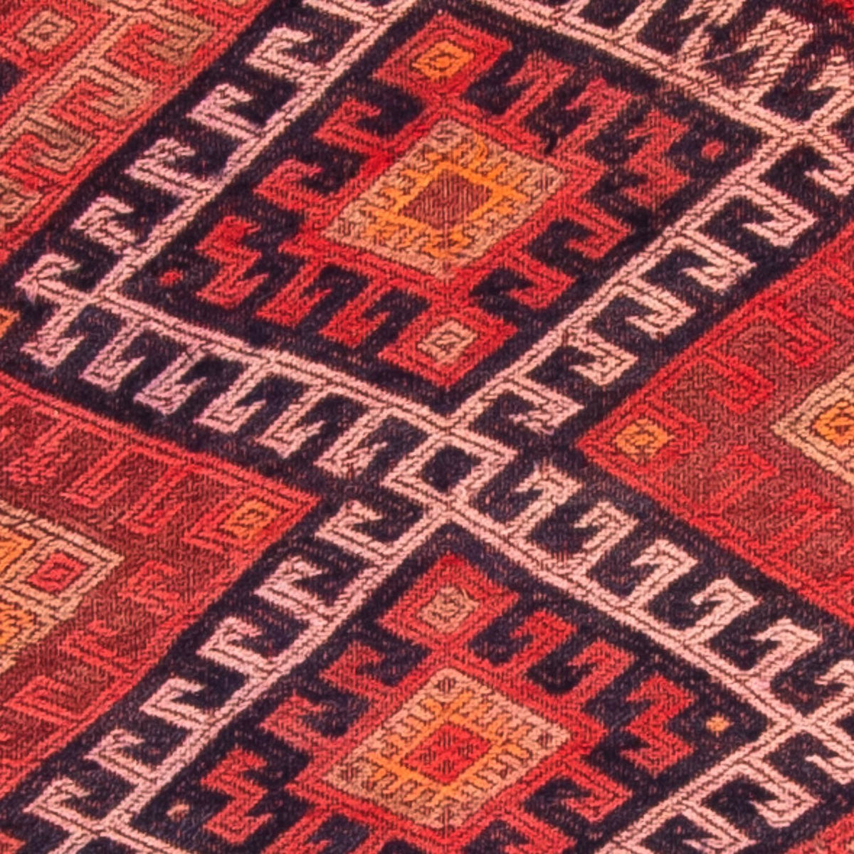 Alfombra de pasillo Alfombra Kelim - Antigua - 380 x 75 cm - multicolor