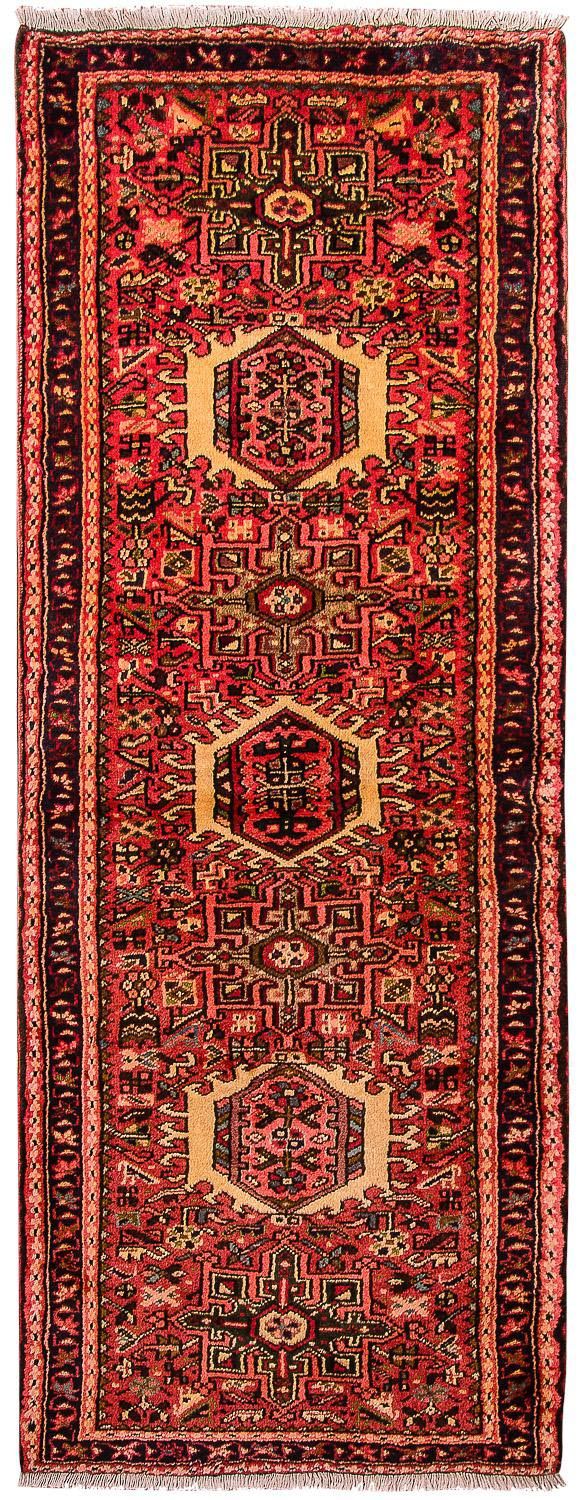 Alfombra de pasillo Alfombra persa - Nómada - 197 x 75 cm - rojo