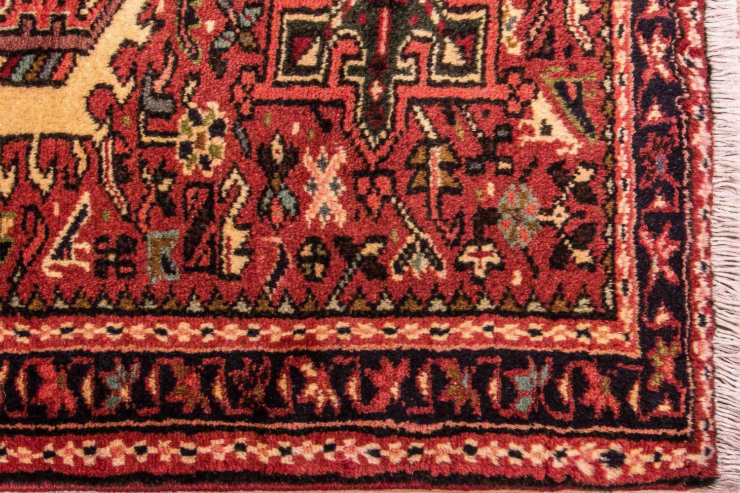 Alfombra de pasillo Alfombra persa - Nómada - 197 x 75 cm - rojo