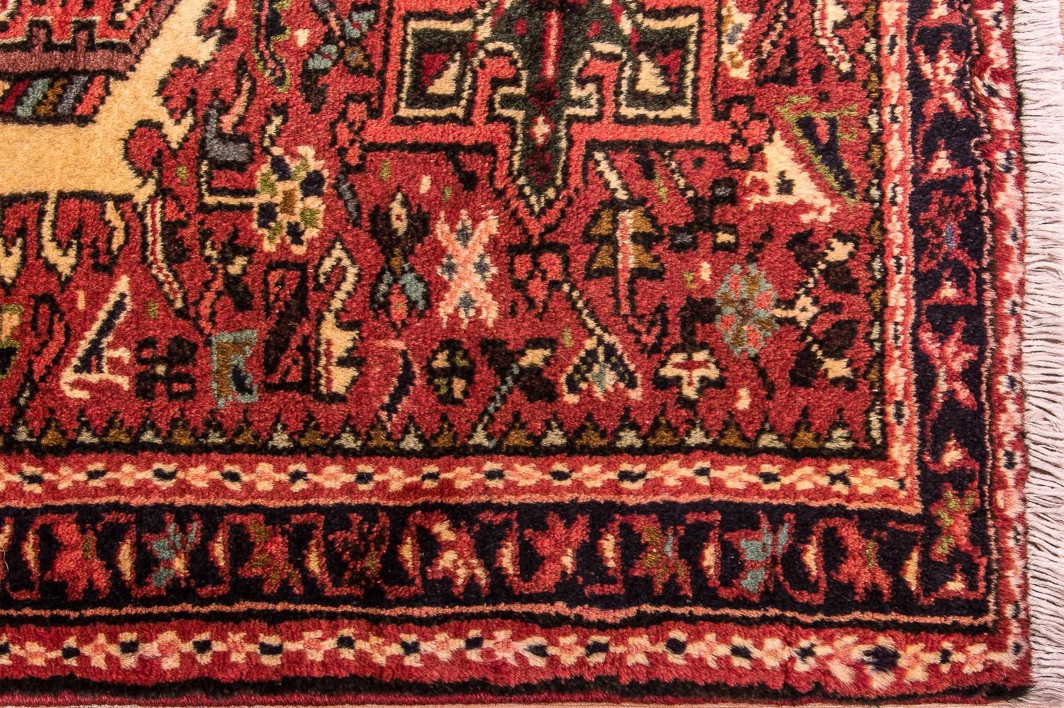 Alfombra de pasillo Alfombra persa - Nómada - 197 x 75 cm - rojo